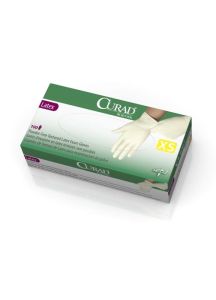 Curad Latex Exam Gloves Powder Free - NonSterile