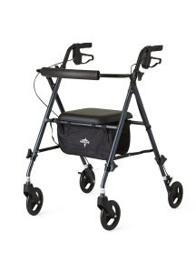 Guardian Rollator Walker with Seat - Lightweight, Adjustable and Foldable Rollator with 6 Inch Wheels