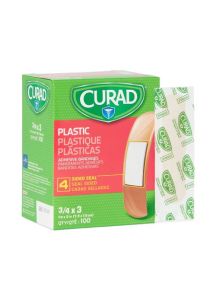 CURAD Plastic Adhesive Strips, Latex Free