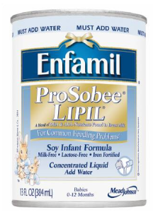 Prosobee Lipil Infant Formula Concentrate, Milk-Free and Easy-to-Digest