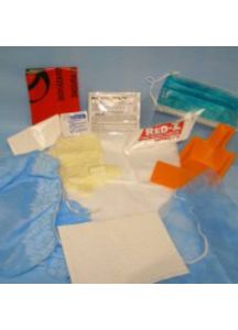 Spill Clean-Up Kit with Mask and Biohazard Bag - UPC-238