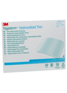 3M Tegaderm Hydrocolloid Dressing - Thin Oval Square Sacral - Sterile and Breathable for Wound Healing