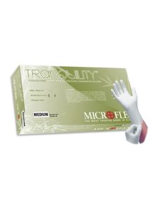 Tranquility Textured Fingertips Nitrile Exam Gloves - Powder Free Medium - 662400