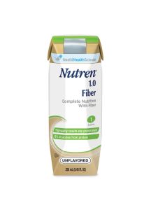 NUTREN 1.0 Fiber Liquid Nutrition - Complete Formula for Gut Health with Prebio & Casein-Soy Protein Blend | Nestle