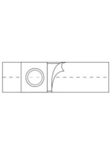 Nu-Support Flat Panel Belt 2-3/8" Opening 4" Wide 41" - 46" Waist X-Large X-Large, Adult - 2663