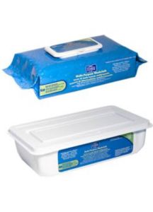 Hygea Disposable Bath Wipes - Soft Pack Flip Top Lid
