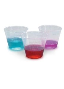 1 oz Plastic Calibrated Medicine Cups for Accurate Dosage Measurement