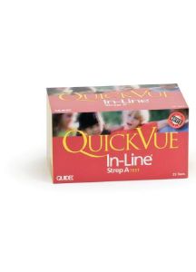 Quickvue In-Line Strep A Rapid Diagnostic Test Kit 343 - 25 Tests