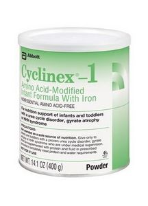 Cyclinex 1 Amino Acid-Modified Infant Formula With Iron