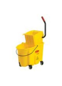 WaveBreak Mop Bucket and Ringer 16-1/16 W X 20-1/4 L X 17-5/8 H Inch - FG748000YEL