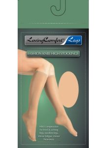 Scott Specialties Knee-high 20-30 mmHg Compression Stockings X-Large - 1664 BEI LG