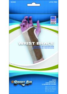 Sport-Aid Wrist Brace with Removable Palm Stay