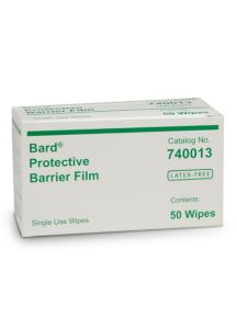 Bard Protective Barrier Film Wipes - 50 Individually Wrapped Wipes