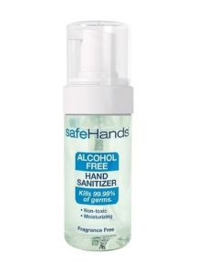 SafeHands Alcohol Free Foaming Hand Sanitizer with BZK