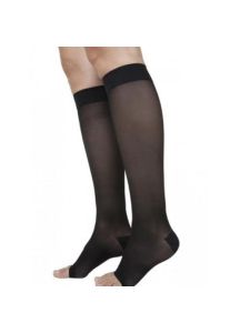 Sigvaris 780 Eversheer Women's Knee High Compression Socks - 782C OPEN TOE 20-30 mmHg