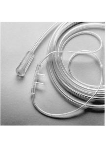 Adult Nasal Cannula, Non Flared Tip, 7 Ft Tubing - 1056-7-50