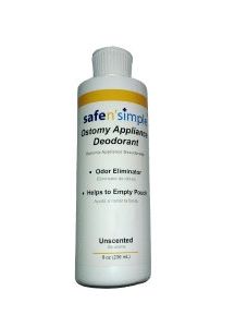 Safe N Simple Ostomy Appliance Deodorant 8 oz. Bottle - SNS40208