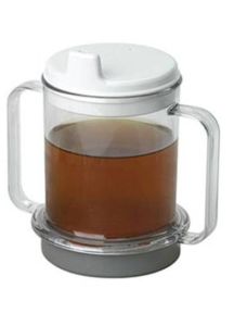 Patterson Medical Supply 555667 - Drinking Mug 10 Oz. Crystal Clear Plastic for Coffee