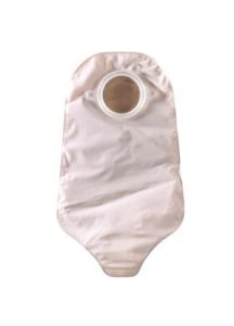 Urostomy Small Pouch with Accuseal Tap with Valve Opaque with 1-Sided Comfort Panel