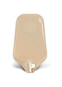 Urostomy Pouch with Accuseal Tap with Valve Transparent with 1-sided Comfort Panel