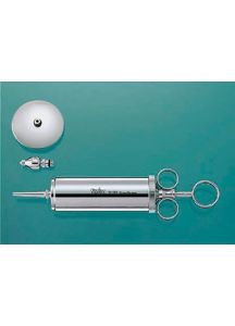 Miltex 19-394 Tip Tapered Chrome Ear Syringe - Blowout Medical Supplies
