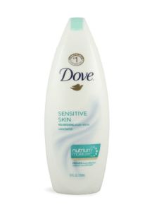 Dove Body Wash - Unscented, 12 oz Flip-Top Bottle