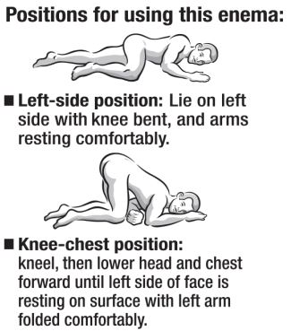 Positions for Using this Enema