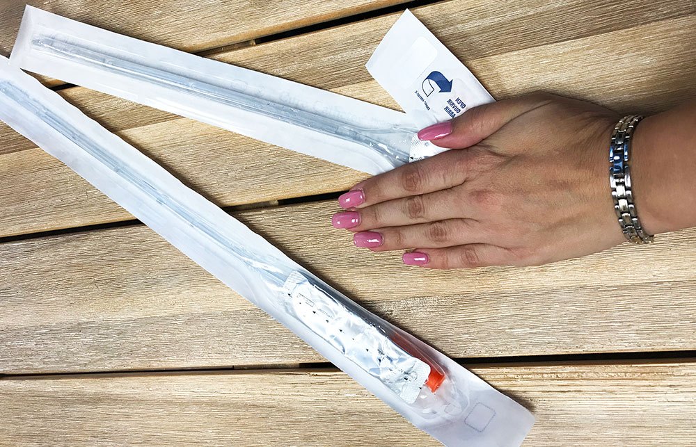 Opening Water Packet