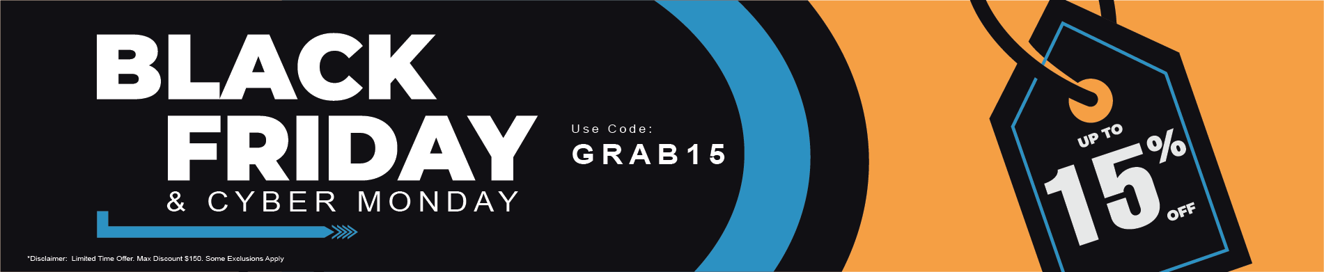 Black Friday 15% Off